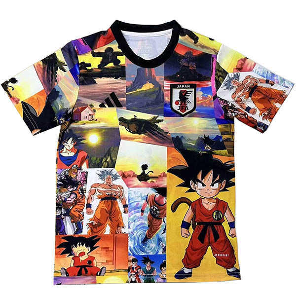 Japan special edition jersey Dragon Ball soccer uniform men's sports football kit top shirt 2024
